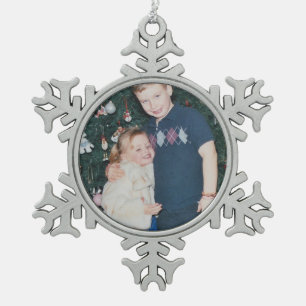 Add Your Own Photo Snowflake Ornament
