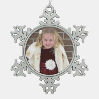 Add Your Own Photo Snowflake Ornament