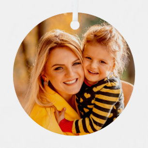 Add Your Own Photo Template Metal Ornament