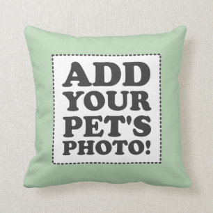 "Add Your Own Photo" Throw Pillow