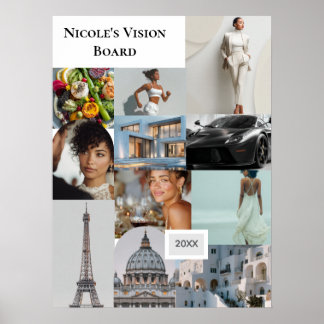 Add Your Own Photo Vision Board Custom Poster