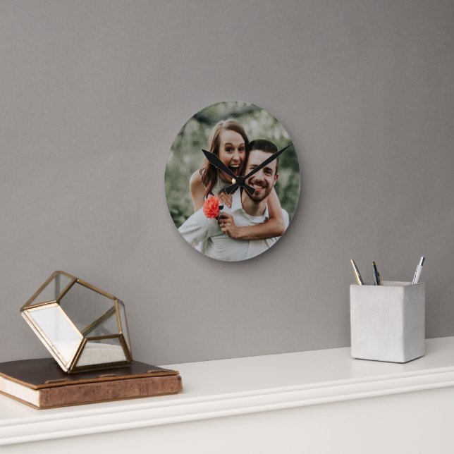 "Add Your Own Photo" Wall Clock (Office)