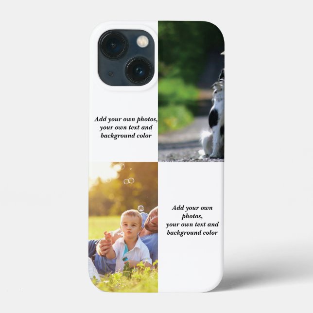 Add your own photos, text and  background throw pi Case-Mate iPhone case (Back)