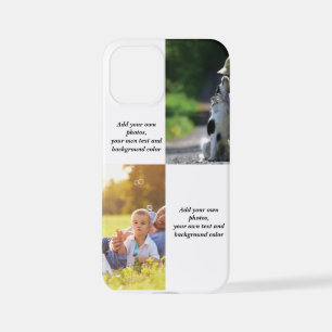 Add your own photos, text and  background throw pi iPhone 12 mini case