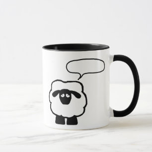 Add Your Own Phrase Sheep Mug