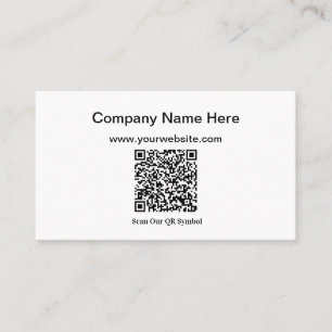 Add Your Own QR Code Business Cards
