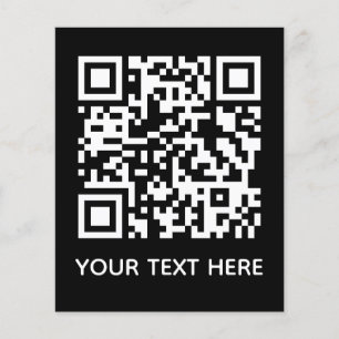 Add your own QR Code text Scan menu link