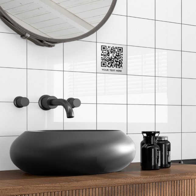 Add your own QR Code text Scan Minimal Simple  Tile (Creator Uploaded)