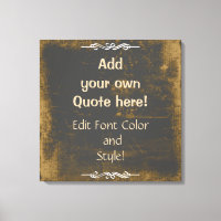 Add Your Own Quote! Cardboard Texture