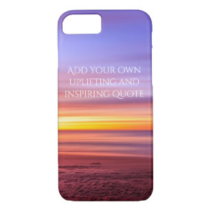 Add Your Own Quote Inspiring Beach Image Case-Mate iPhone Case