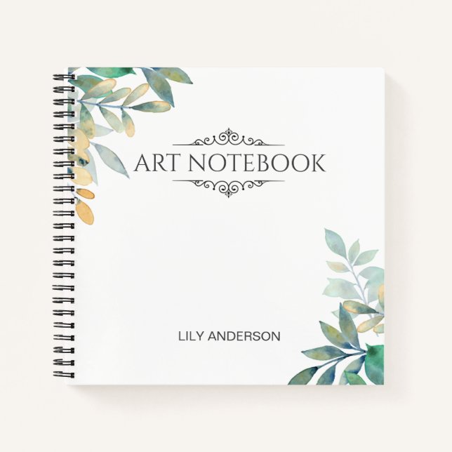 Add Your Own Subject and Name with 2025 Calendar Notebook (Front)