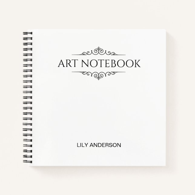 Add Your Own Subject and Name with 2025 Calendar Notebook (Front)