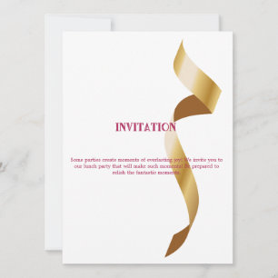 Add Your Own Text 5.5" x 7.5" Acrylic Invitation