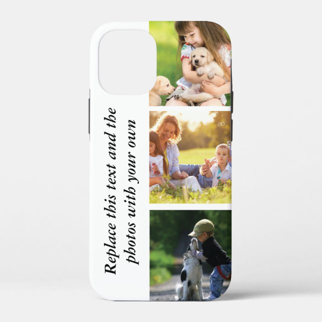 Add your own text and pics  Case-Mate iPhone case (Back)