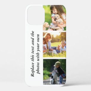 Add your own text and pics  iPhone 12 pro case