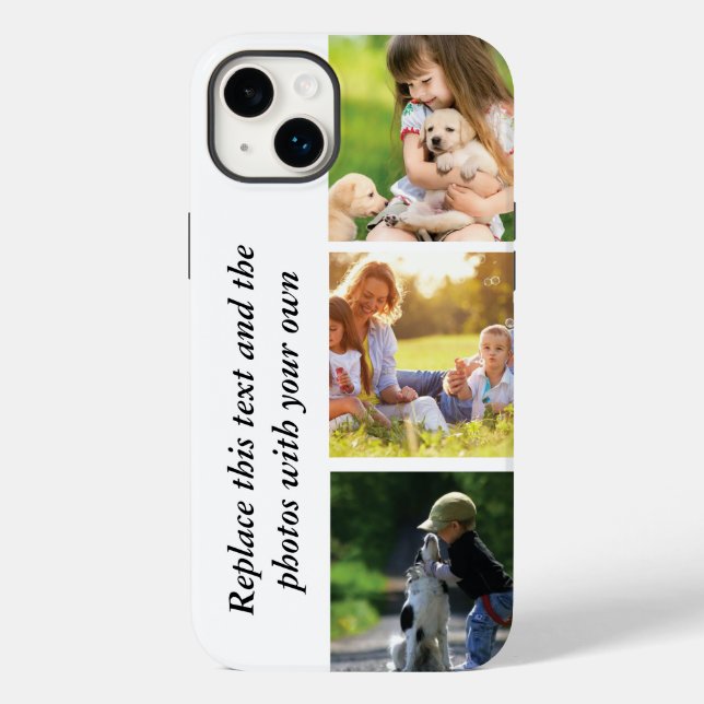 Add your own text and pics  Case-Mate iPhone case (Back)