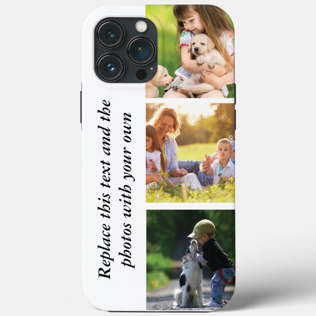 Add your own text and pics  Case-Mate iPhone case (Back)