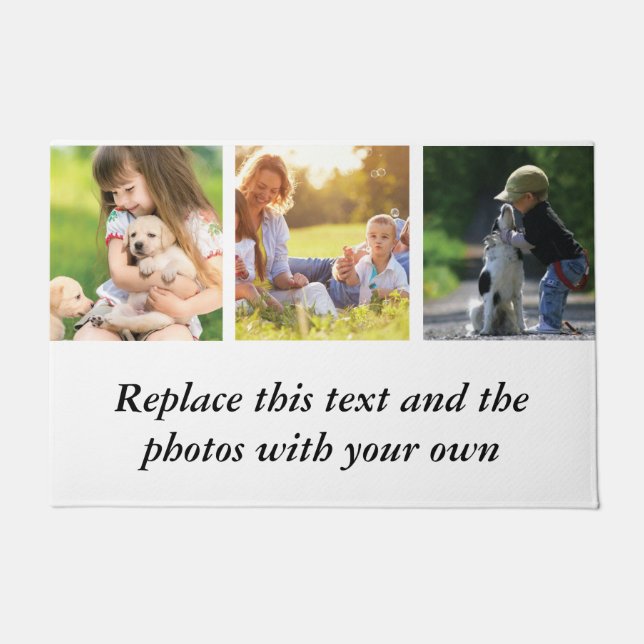 Add your own text and pics  doormat (Front)