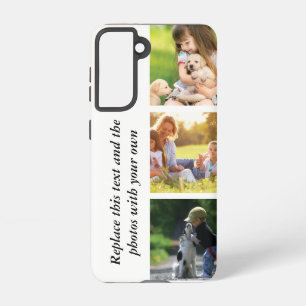 Add your own text and pics  samsung galaxy case