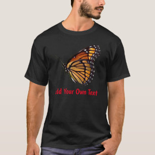 Add Your Own Text Butterfly T-Shirt