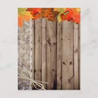 Add your own text Fall Invite