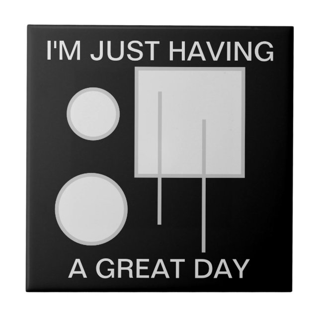 Add Your Own Text Geometric Tile (Front)