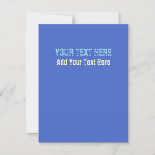 Add Your Own Text Slogan Minimalist Modern Plain Postcard