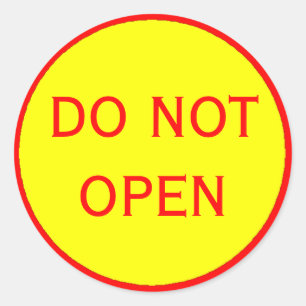 ADD YOUR OWN TEXT-STICKER CLASSIC ROUND STICKER