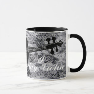 ADD YOUR OWN TEXT VIOLIN MUG