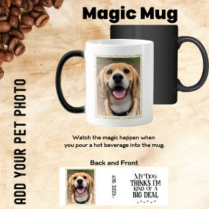 Add Your Pet Photo Funny  Magic Mug