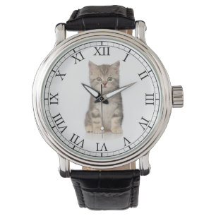 Add Your Pet's Photo Cute Kitten Picture Watch