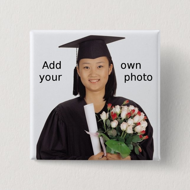 Add Your Photo 2 Inch Square Button (Front)