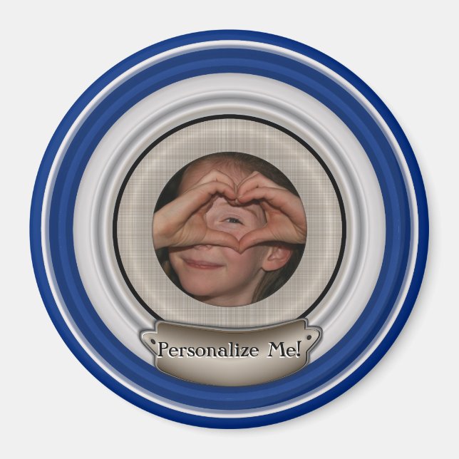 Add Your Photo and Choose Any Colour Frame Magnet (Front)