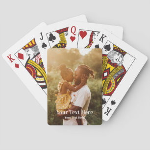 Add your photo and Text  Playing Cards