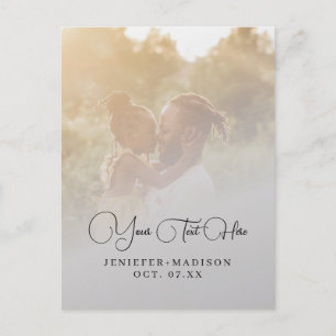 Add your photo and Text Script Postcard