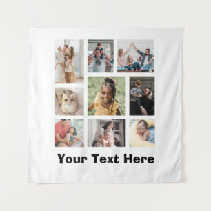 Add your photo and Text  Tapestry