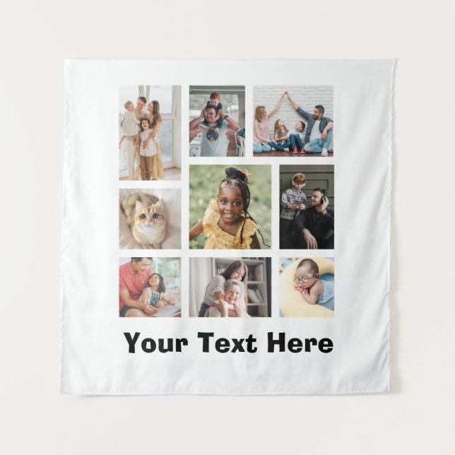 Add your photo and Text  Tapestry (Front)