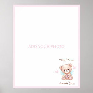 Add Your Photo Baby Shower Theme Poster