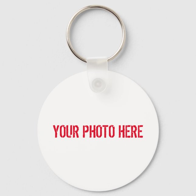 Add your photo ! customizable button keychain (Front)