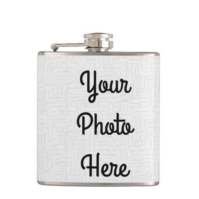 Add your Photo/Design - Hip Flask (Front)