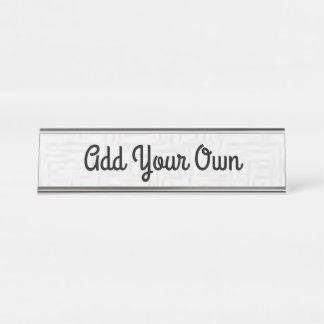 Add your Photo/Design - Name Plate