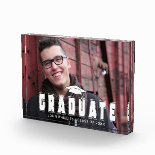 Add Your Photo Graduation Personalized Photo Block