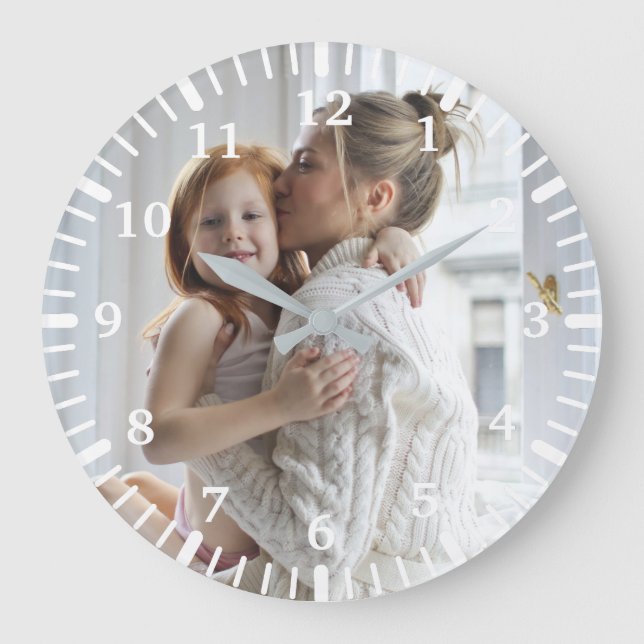 Add Your Photo Large Clock (Front)