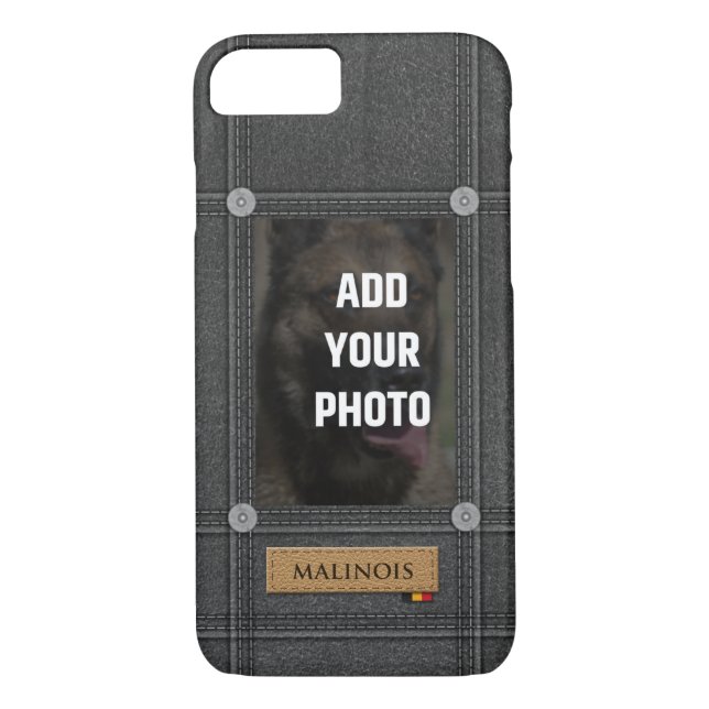 Add your Photo Malinois - Belgian shepherd Case-Mate iPhone Case (Back)