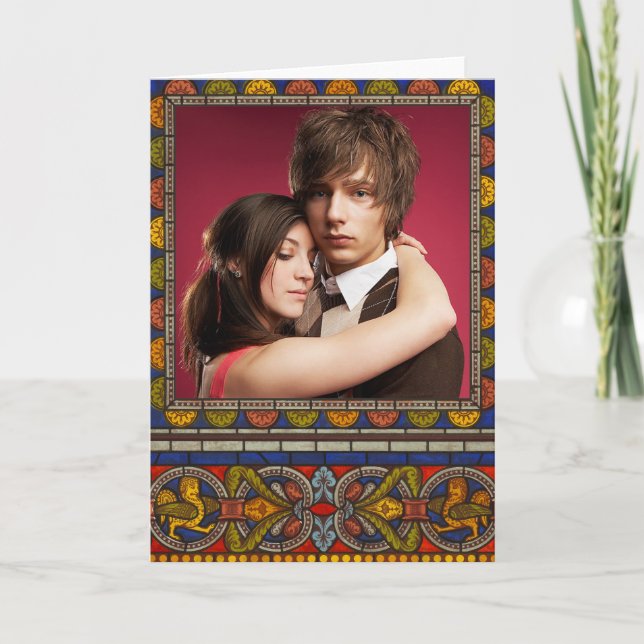 Add Your Photo Medieval Gothic Template (Front)