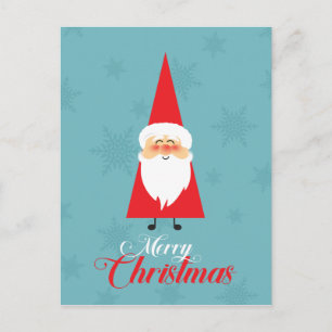 Add Your Photo   Merry Christmas Santa Postcard