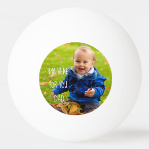 Add Your Photo Personalized Support Quote Ping Pong Ball