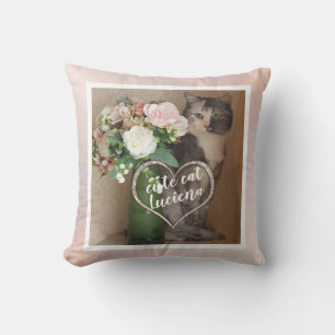 Add your photo, Personalized Throw Pillow