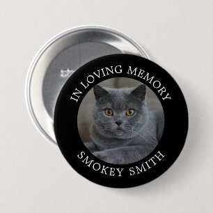 Add Your Photo - Pet Memorial 3 Inch Round Button
