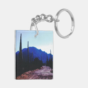 add your photo route 66 (double-sided) Keychain